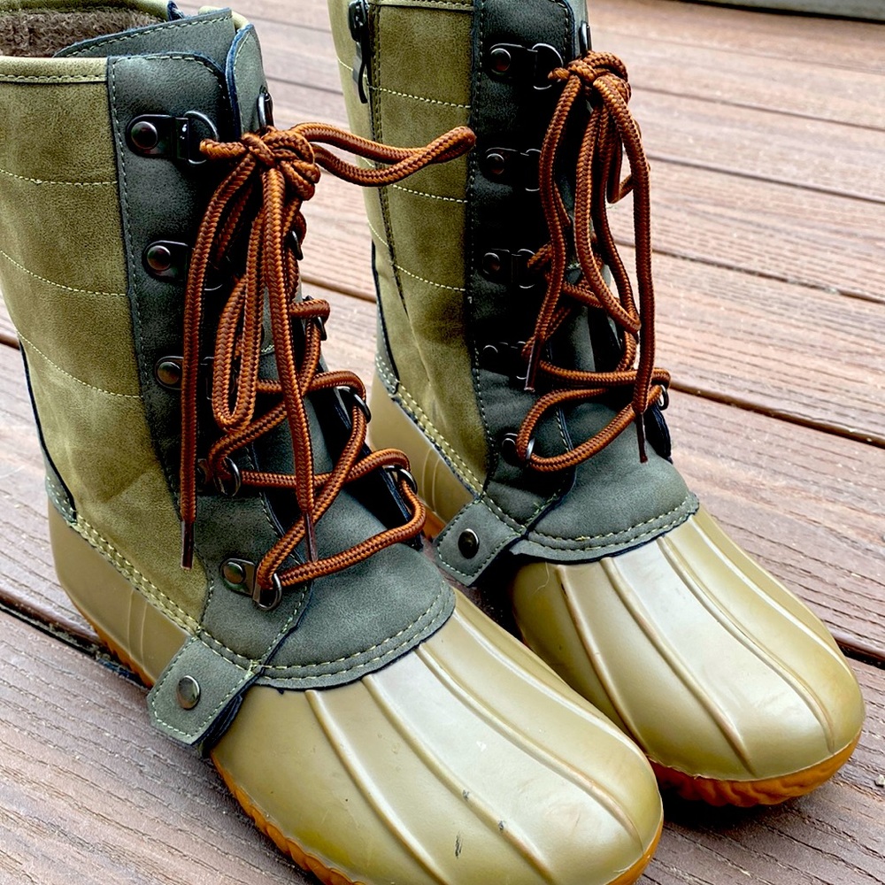 Avitto Designs Lace Up Boots Designer Snow Rain Boots